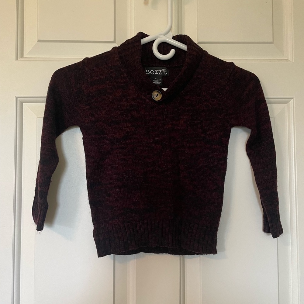 Kids Maroon Sweater